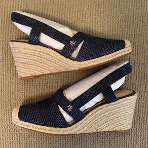 NEW Lauren Ralph Lauren Penelopie Wedge Sandals.